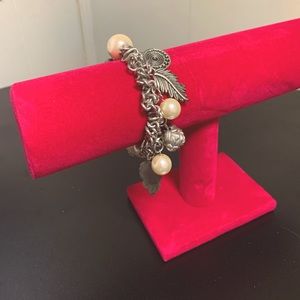 H&M Half Charm & Beaded Bracelet Size OS